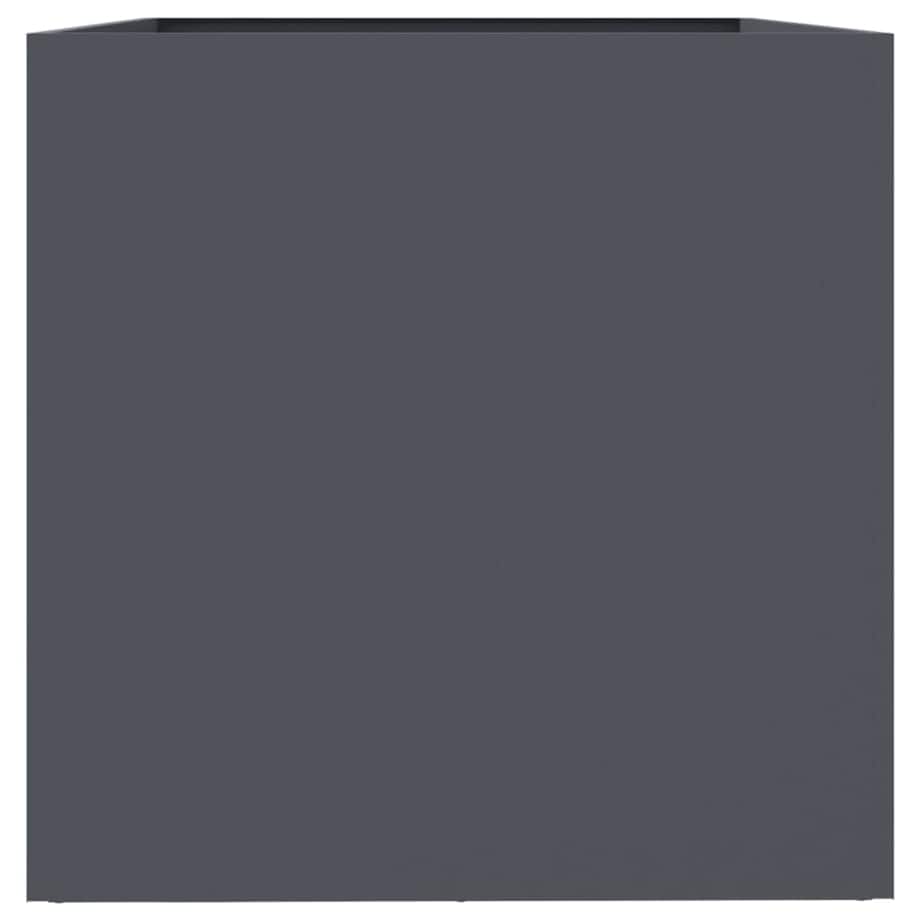 vidaXL Donica, antracytowa, 62x47x46 cm, stal