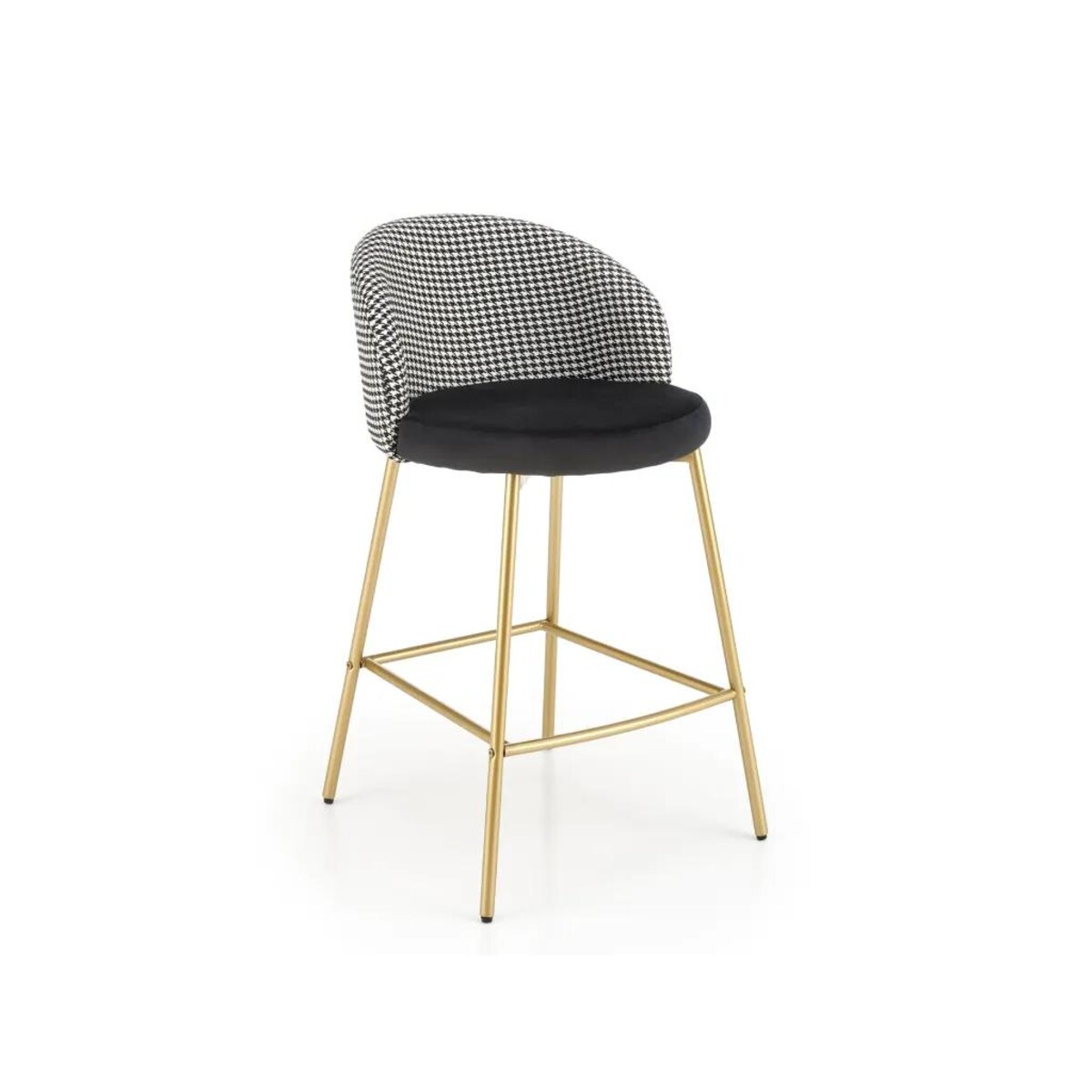 Hoker niski H-113 czarny/biały