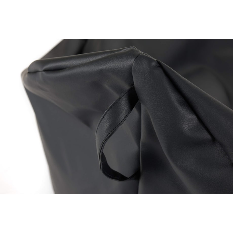 KONSIMO COSMO Czarna torebka pufowa wykonana z ekoskóry