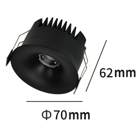 Oprawa podtynkowa Light Prestige Zyra czarny LED CCT 3000K/4000K/6000K (regulowana) 1 szt.