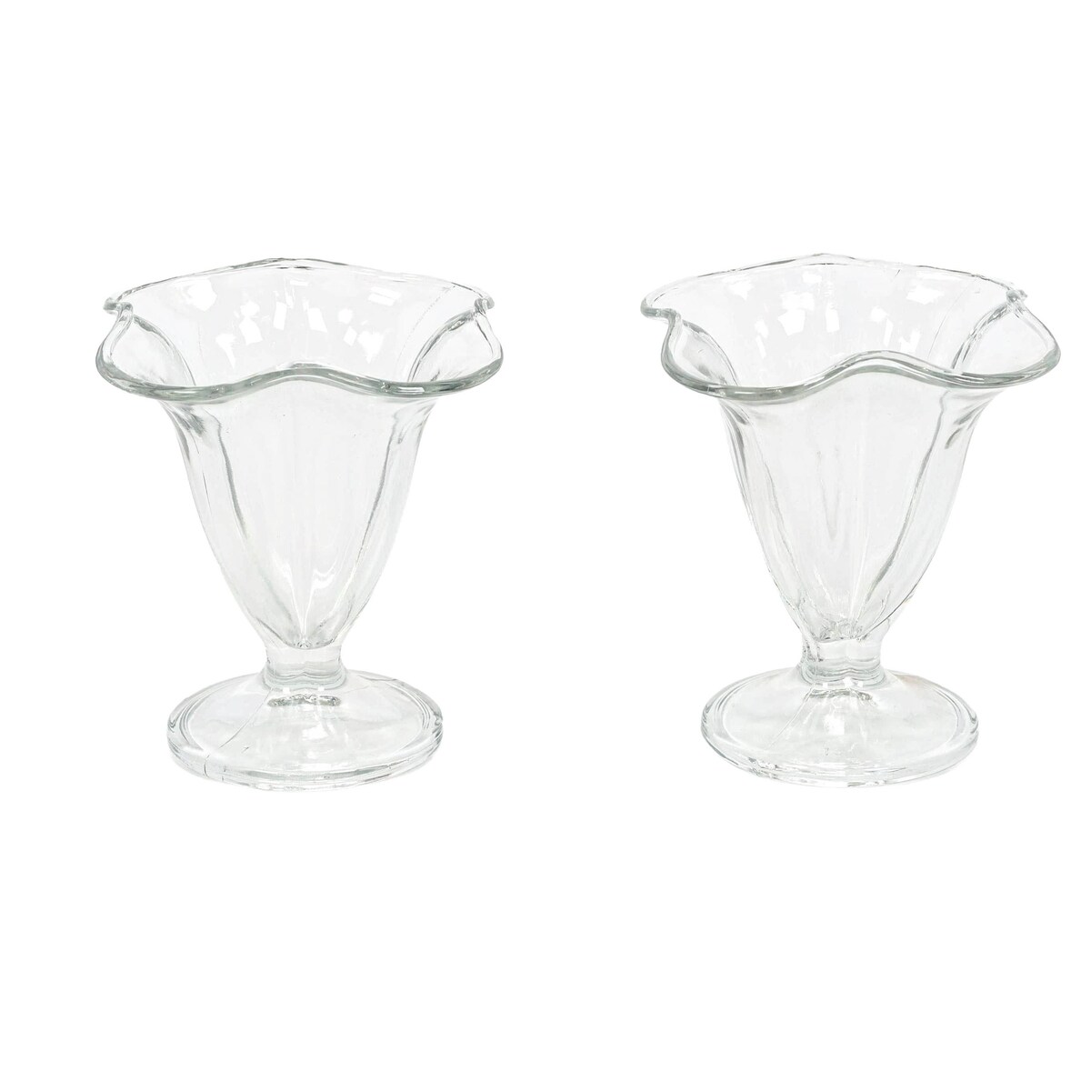 Pucharek do lodów deserów COUPLE, 2 x 150 ml, kolor przezroczysty, szkło