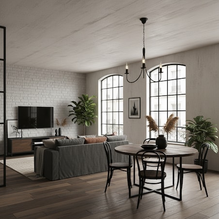 czarna lampa wisząca sufitowa 3 punktowa edylit loft do salonu