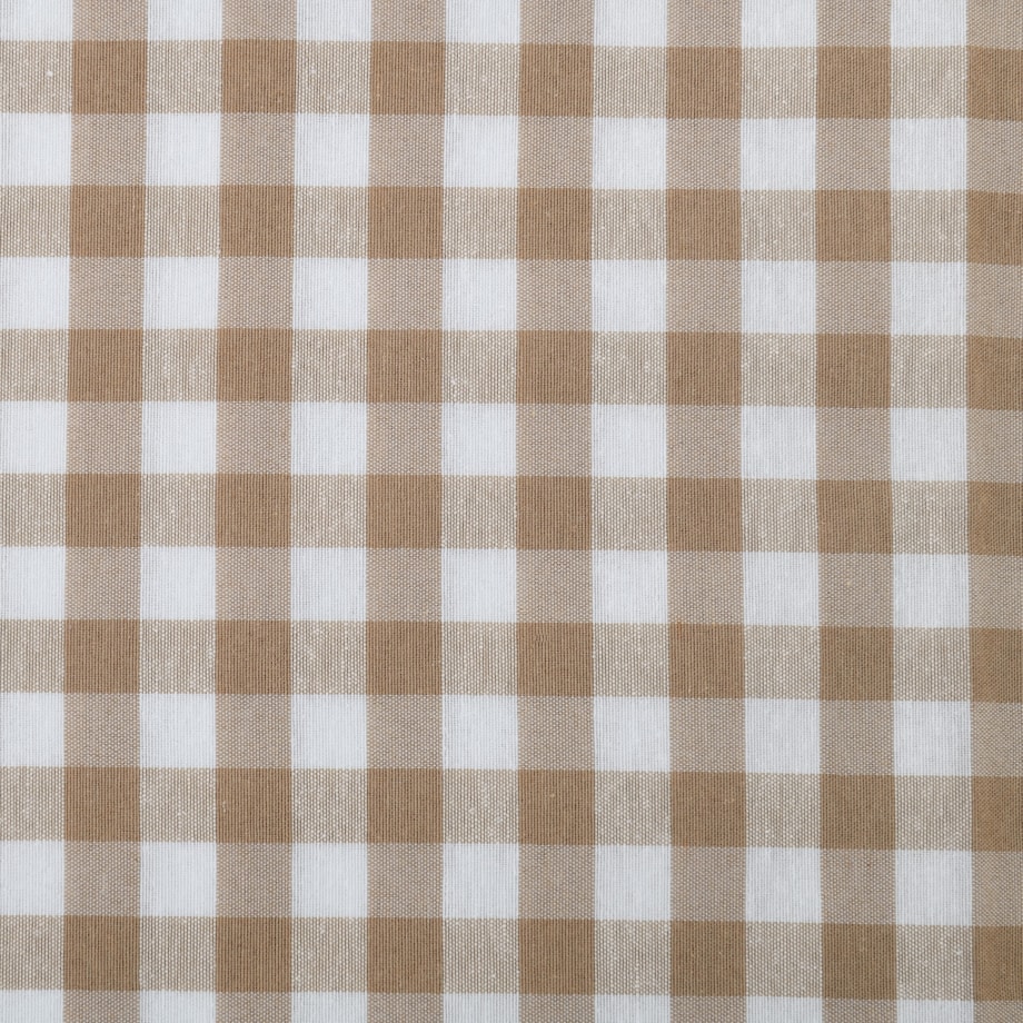 Bieżnik Beige Gingham - 40 cm x 140 cm