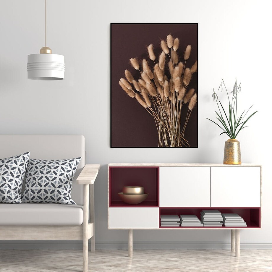 plakat suszona trawa ogon królika 30x40 cm