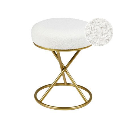 Stołek PRESHO Złamana biel