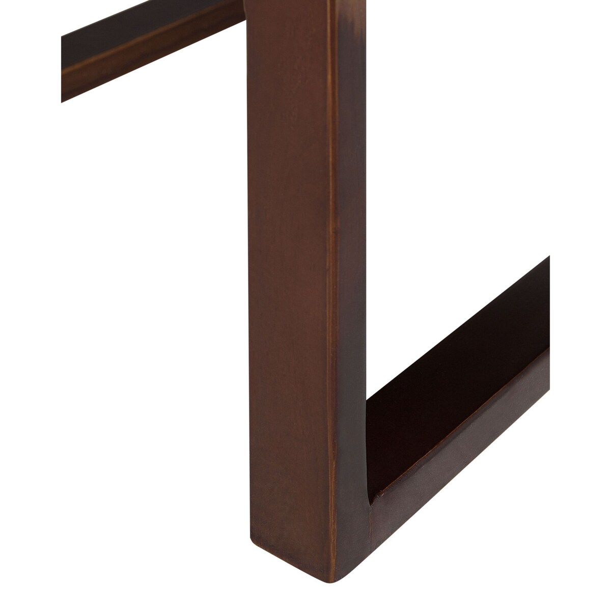 Szafka nocna 1 szuflada GIULIA Drewno sosnowe Ciemnobrązowy