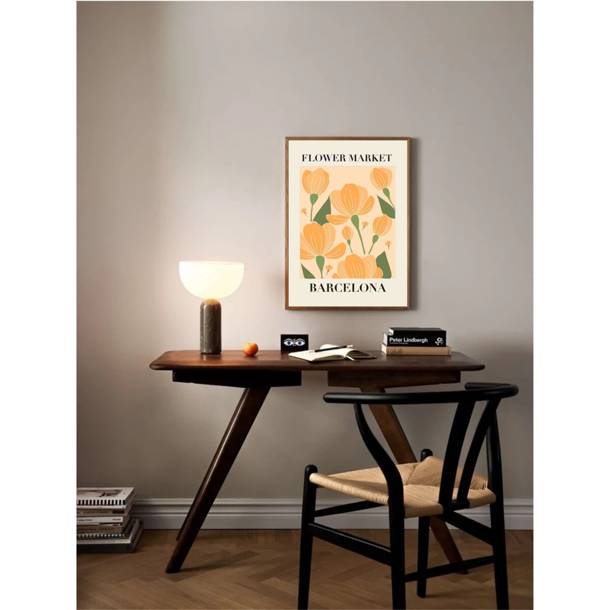 Poster Story, Plakat, Obraz - Flower Market Barcelona, wymiary 21 x 30 cm