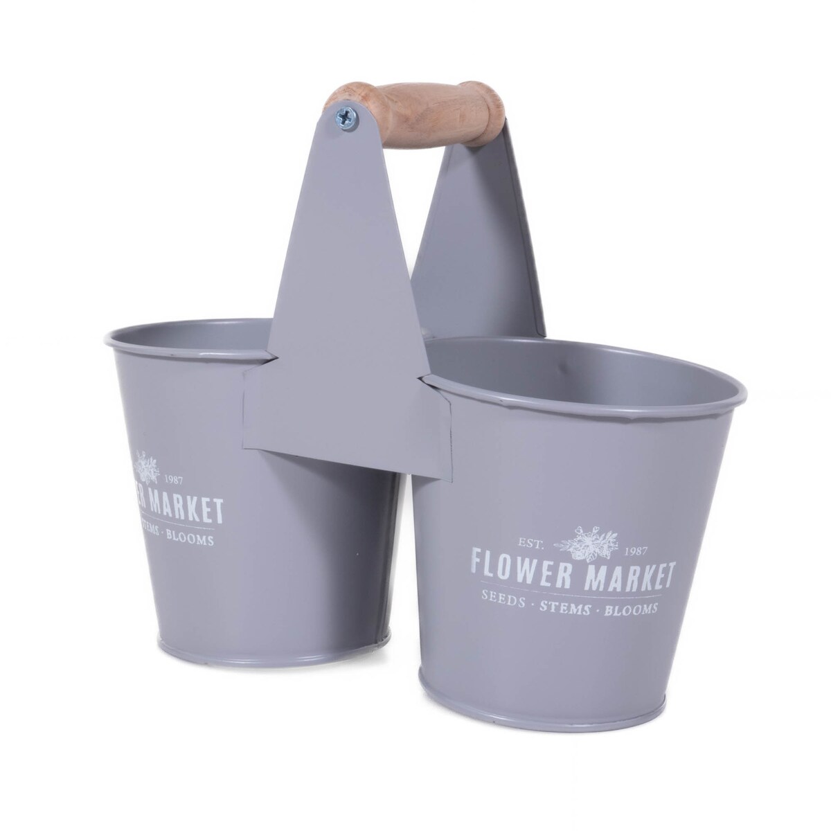 Doniczki na zioła do kuchni BOTANICAL, drewniany uchwyt