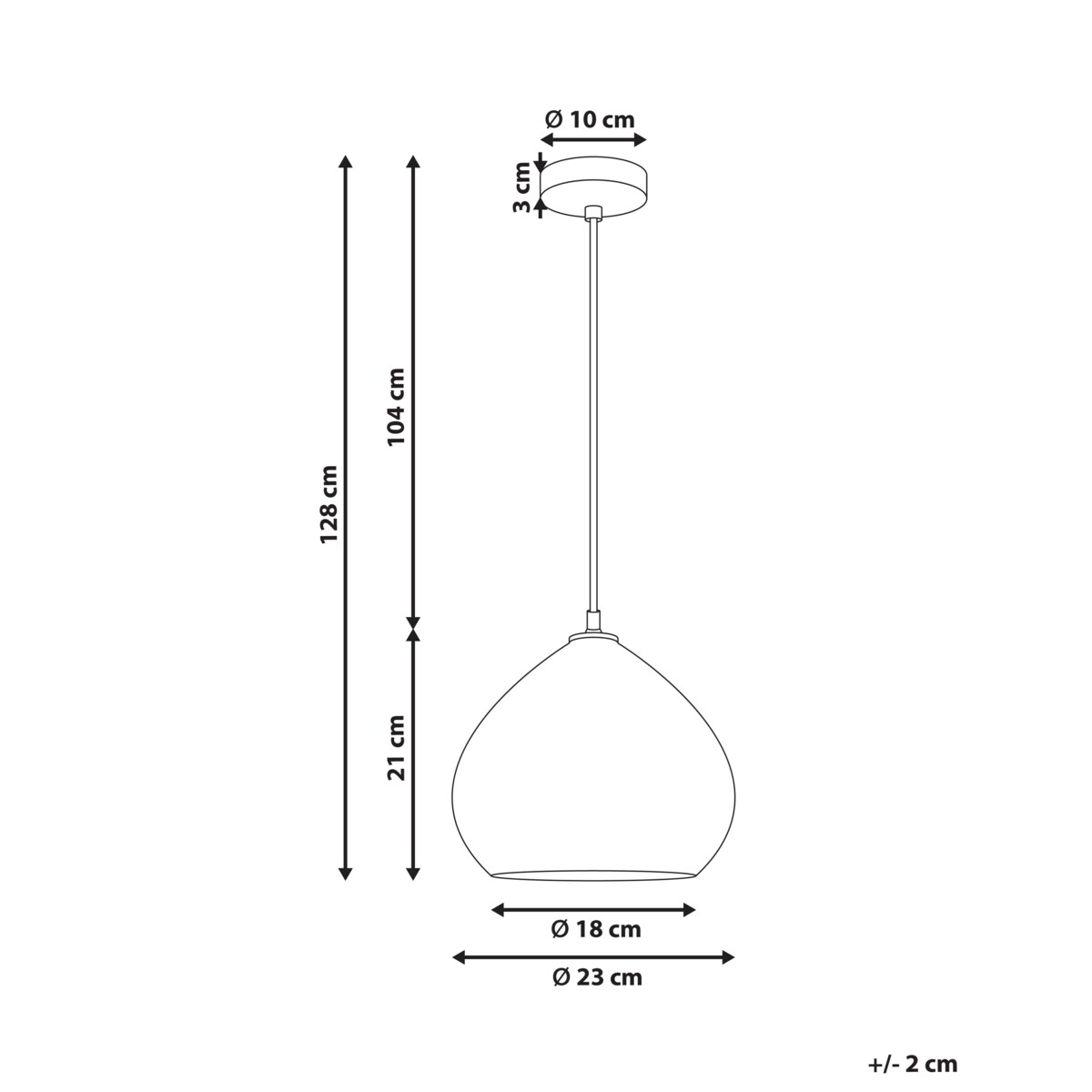 Lampa wisząca SANYATI Drewno mango Ciemnobrązowy