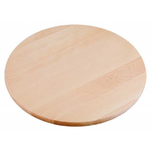 Obrotowa taca do serwowania, drewno bukowe, Ø 35 cm