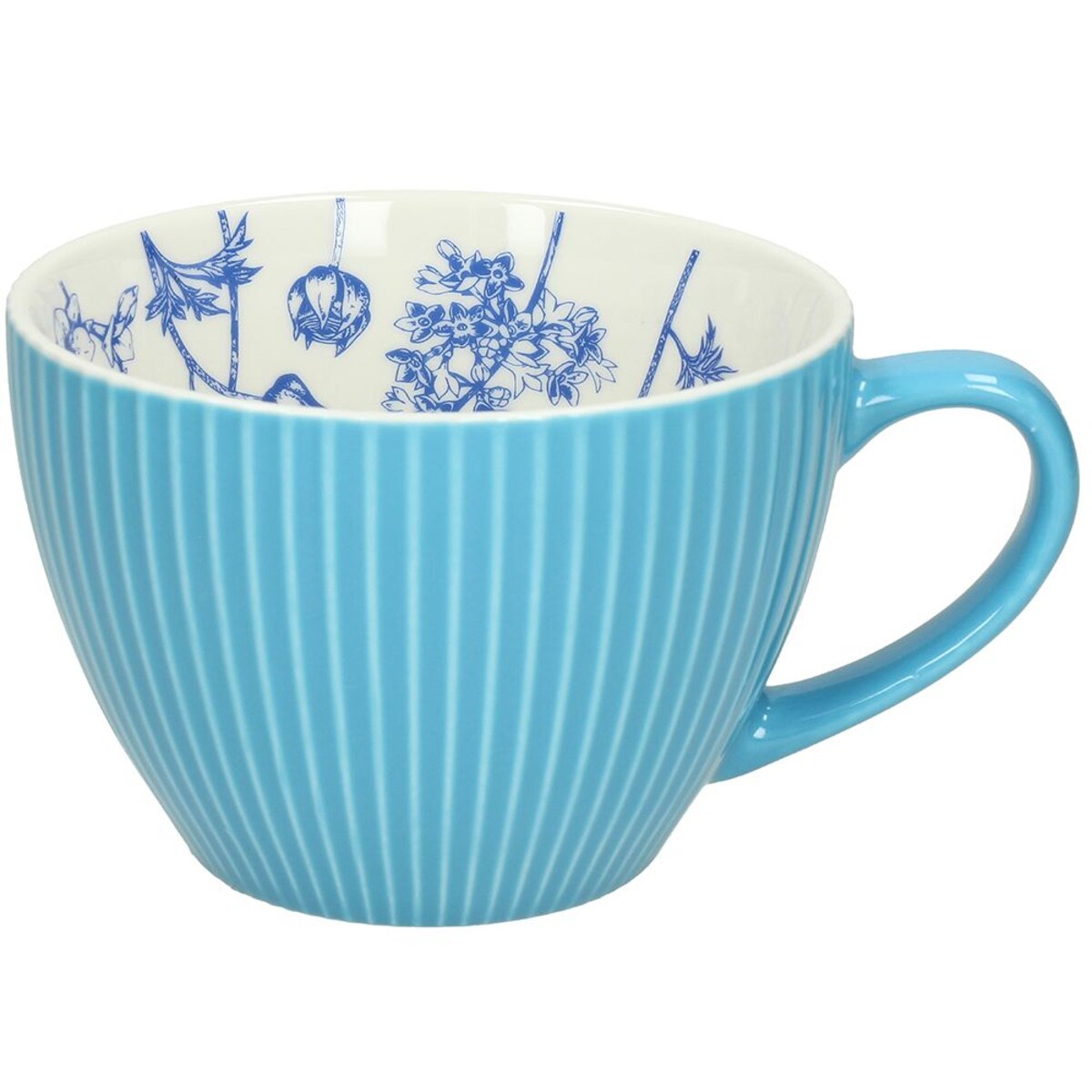 BREAKFAST TIME KUBEK ŚNIADANIOWY NIEBIESKI 490 CC