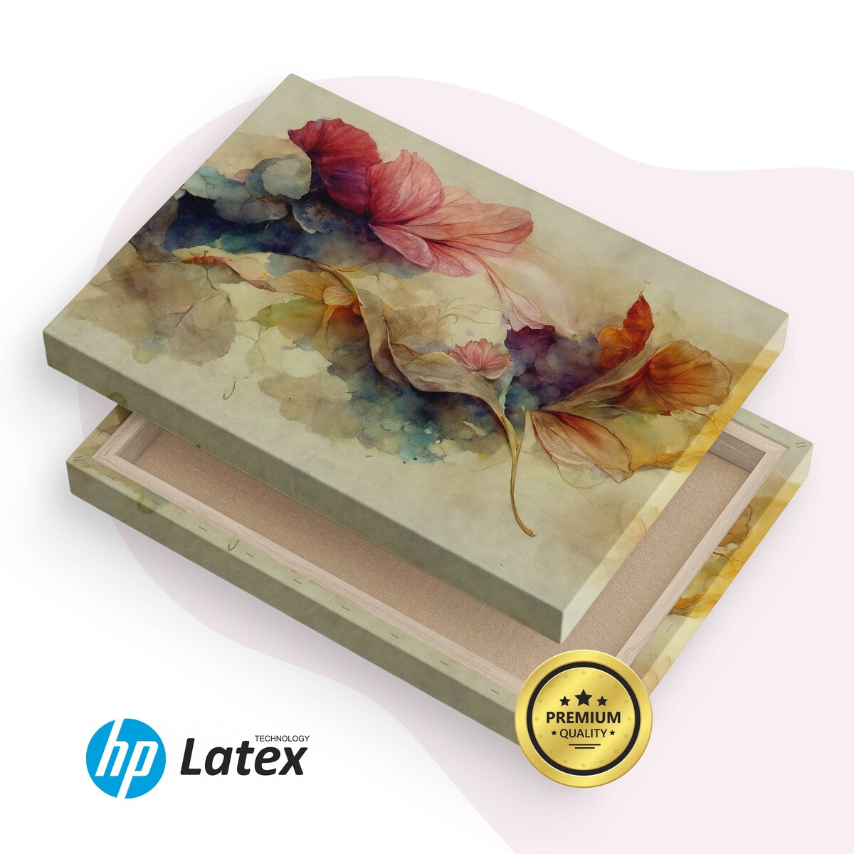 Obraz na płótnie Akwarelowe kwiaty 40x30cm