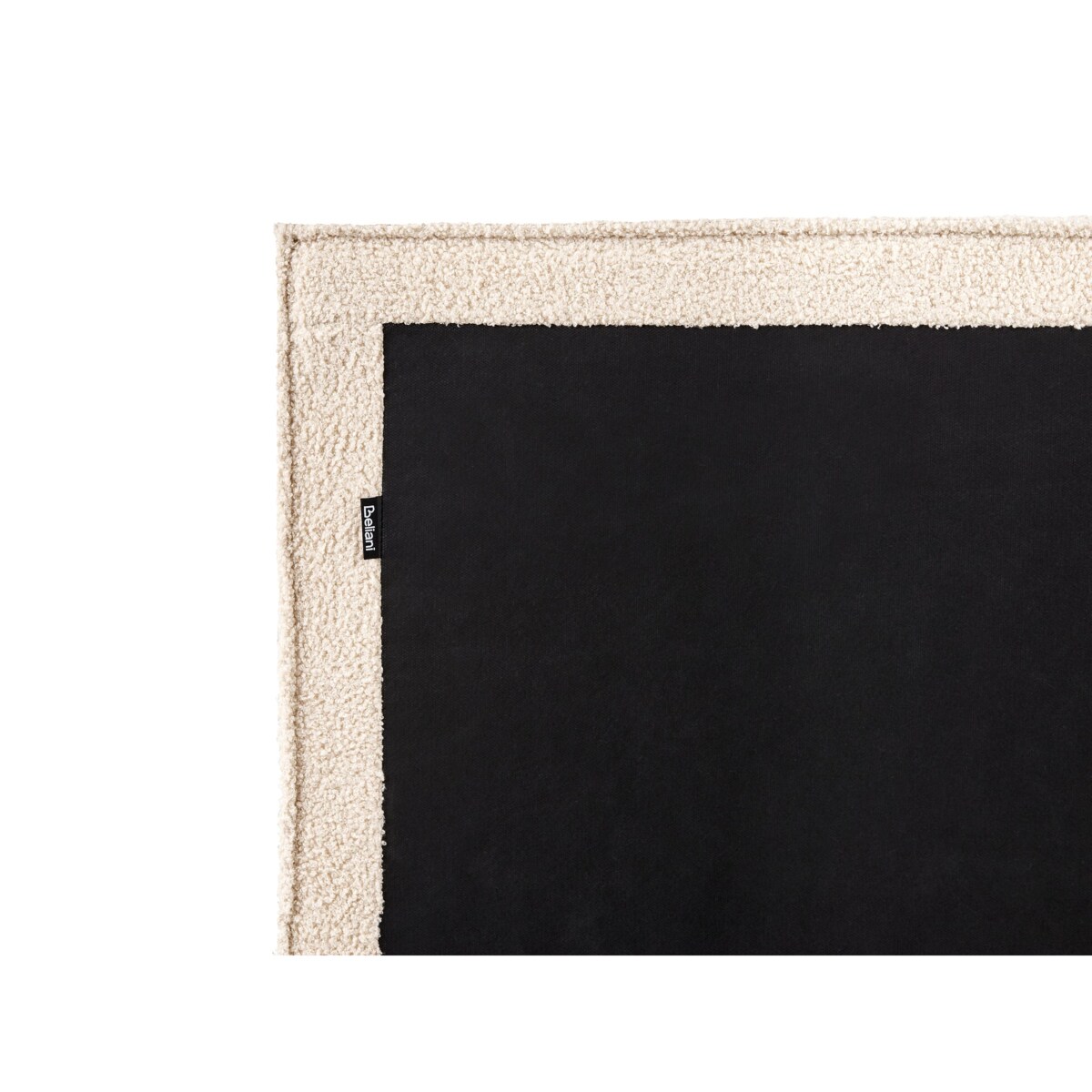 Łóżko z pojemnikiem Boucle MOISSAC 160 x 200 cm Beżowy