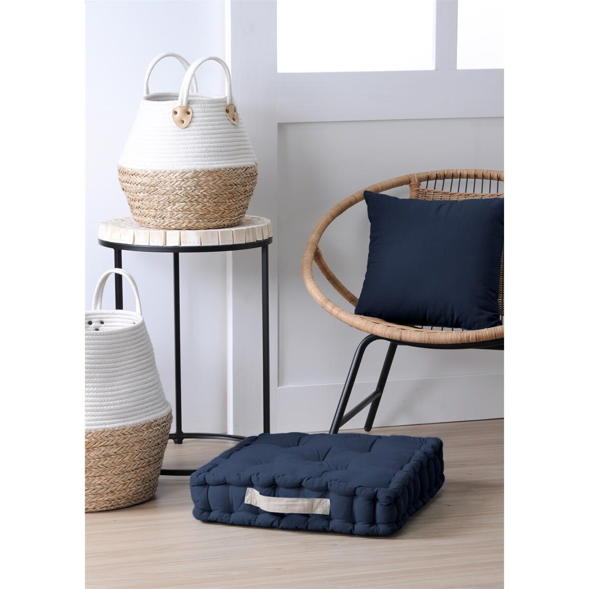 Poduszka Podłogowa DUO, 45 x 45 x 10 cm