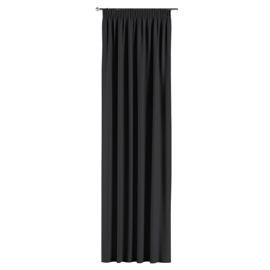 Zasłona na taśmie marszczącej 1 szt. 130x260 czarny