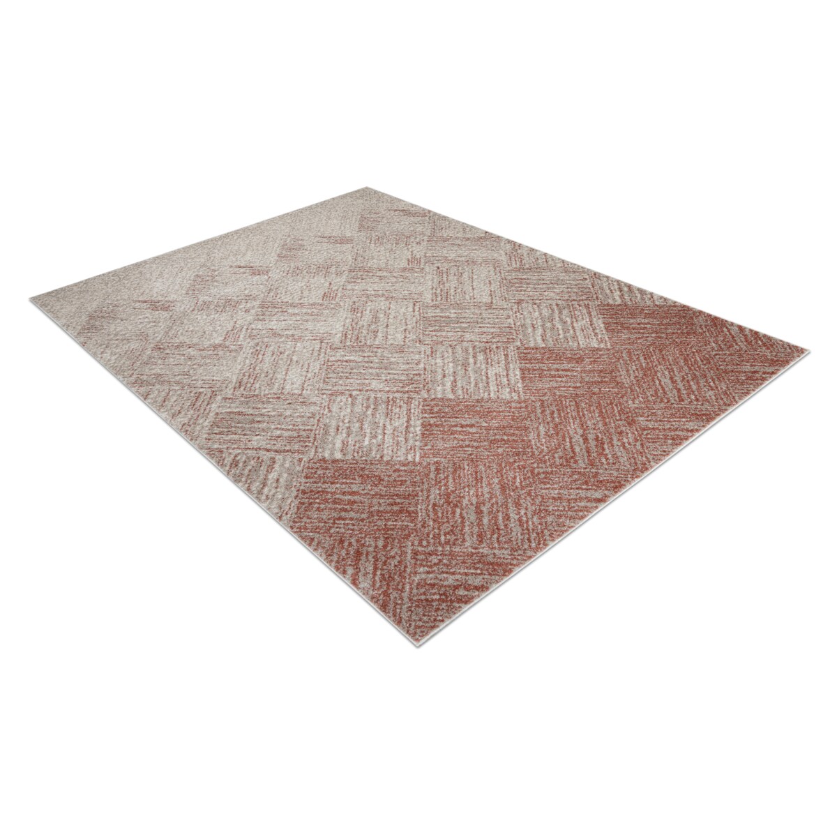 Dywan FUSION 9775 krem / terakota - 180x270 cm