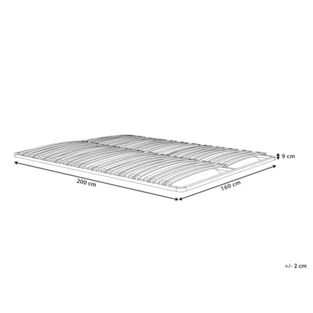 Stelaż pod materac 160 x 200 cm BASIC