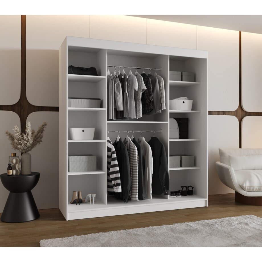 Szafa przesuwna ROYAL 180 biały