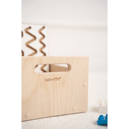 Mały BOX drewniana skrzynka na zabawki i inne cuda