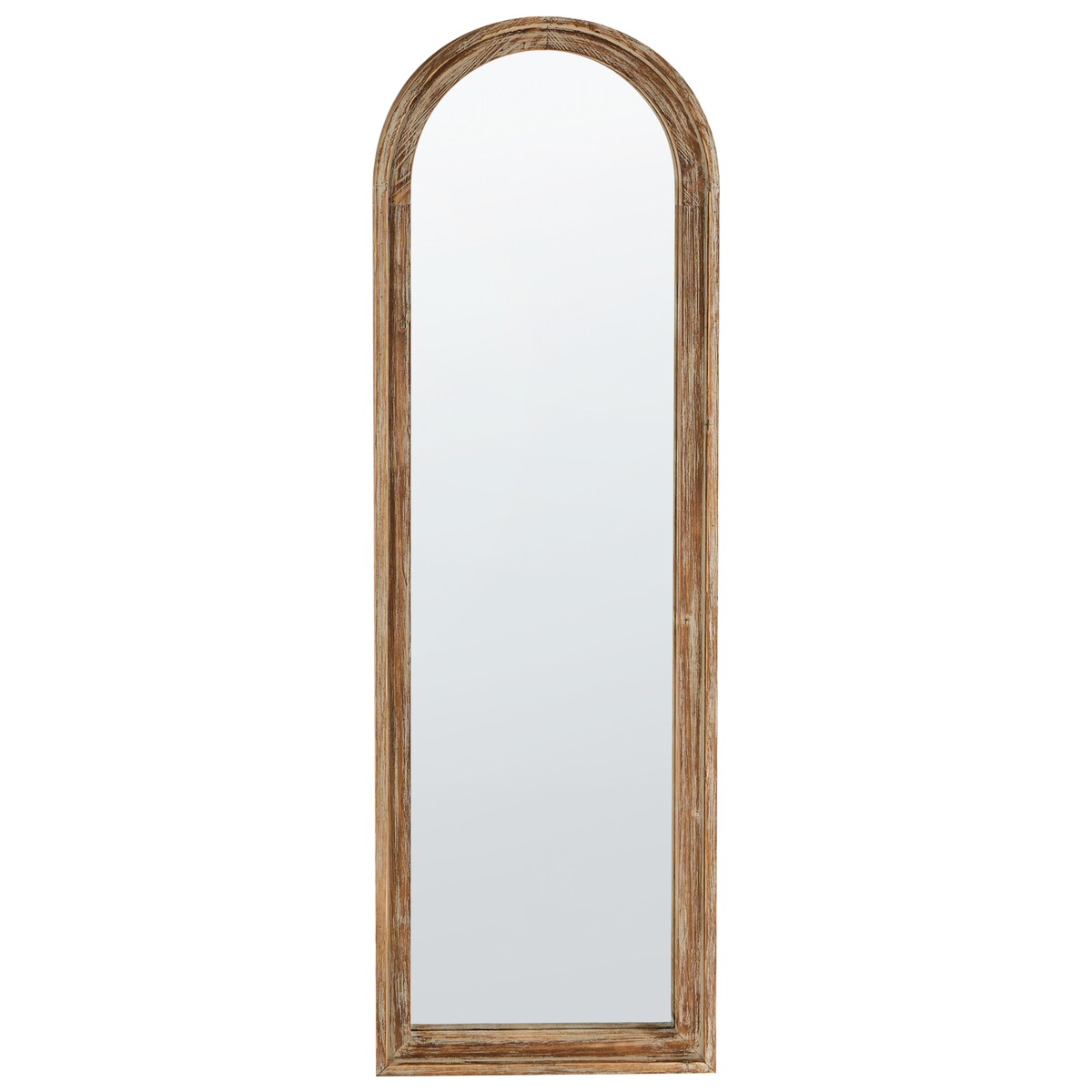 Lustro ścienne COIGNY 55 cm 170 cm Drewno jodłowe Jasnobrązowy