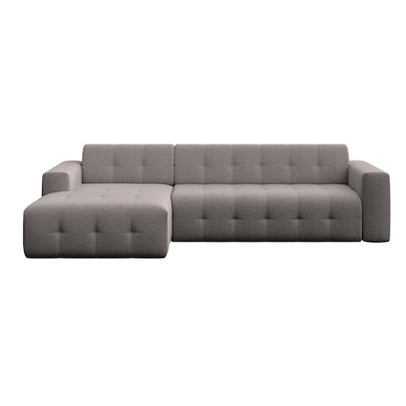 Sofa narożna lewa Tuil XL szara