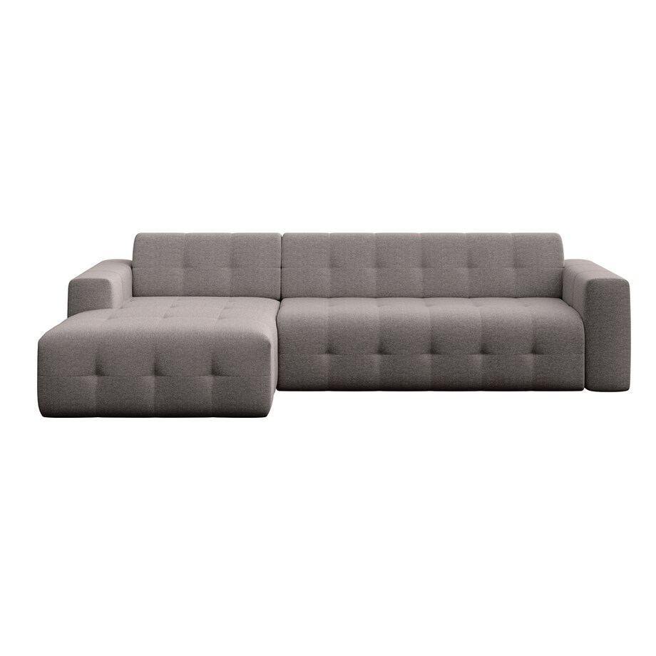 Sofa narożna lewa Tuil XL szara
