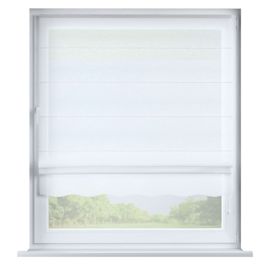 Roleta rzymska Florencja 120x170 prześwitująca biała