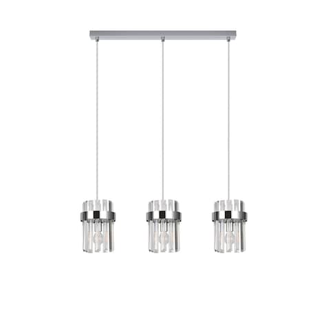 Lampa sufitowa wisząca Light Prestige Vetro chrom 3 x E14 1 szt.