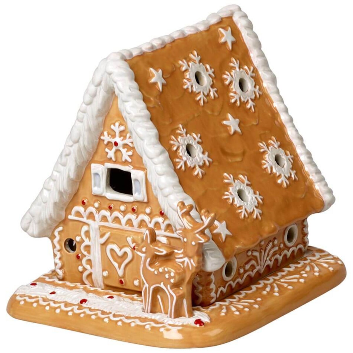 Figura Domek z piernika Winter Bakery Decoration, 8 x 8 x 15 cm, Villeroy & Boch
