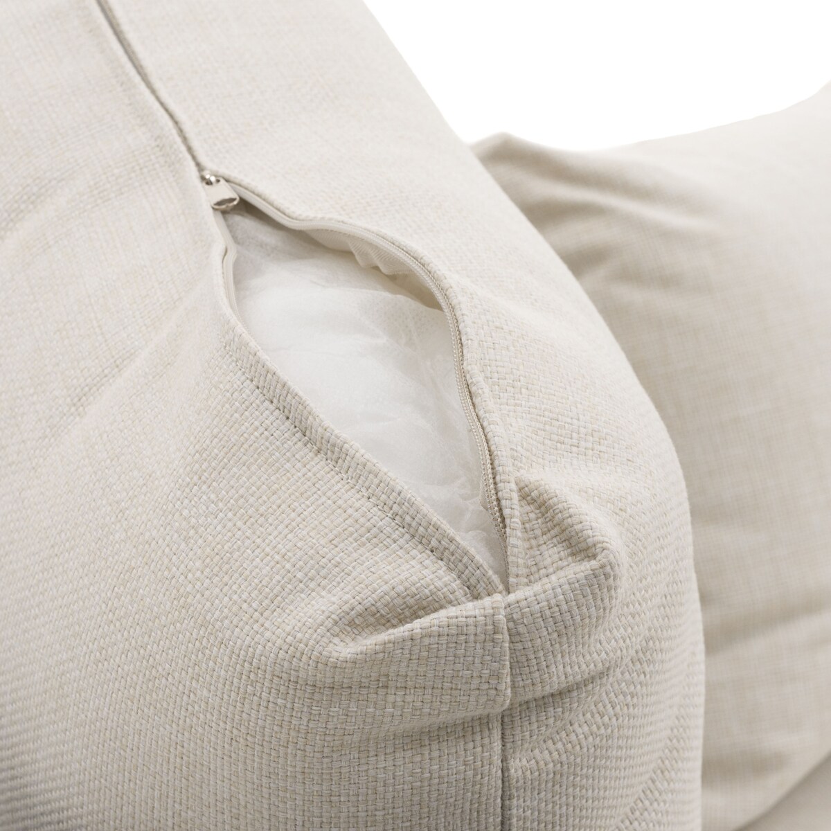 Zestaw mebli ogród taras nowoczesne aluminiowe BELIZE LUX biało beżowe