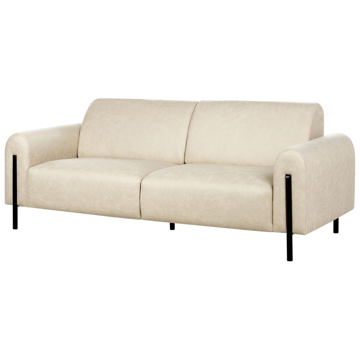 Sofa 3-osobowa beżowa ASKIM