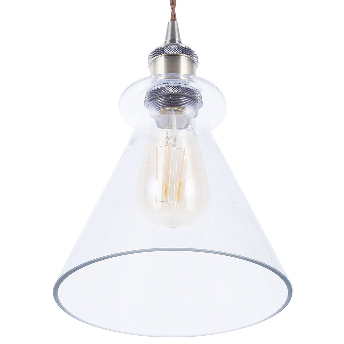 Lampa wisząca BERGANTES Szkło Przezroczysty
