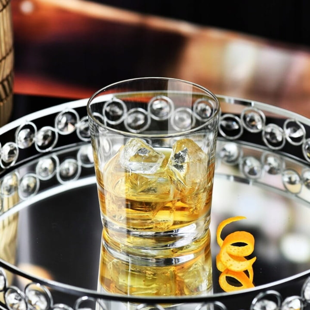 Szklanki do Whisky Brandy Duet Krosno 2 szt 390 ml Komplet Klasyczne