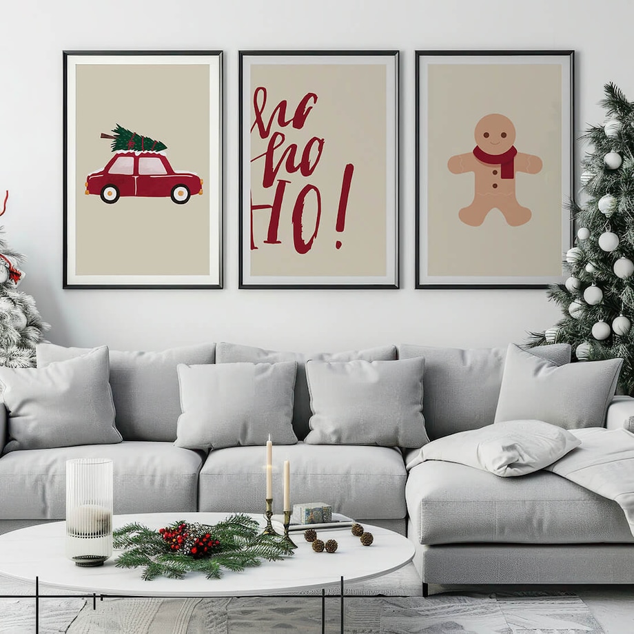 3 x plakat dla dzieci | święta 1 30x40