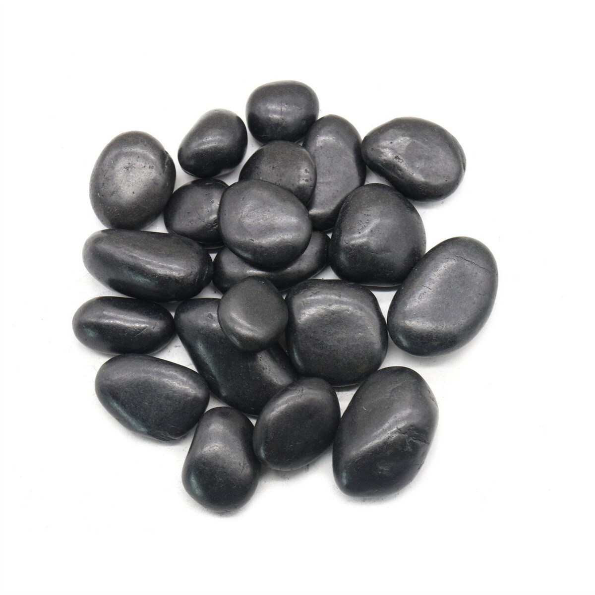 Kamień dekoracyjny ogrodowy OTOCZAK POLEROWANY 3-5 cm 100 kg czarny