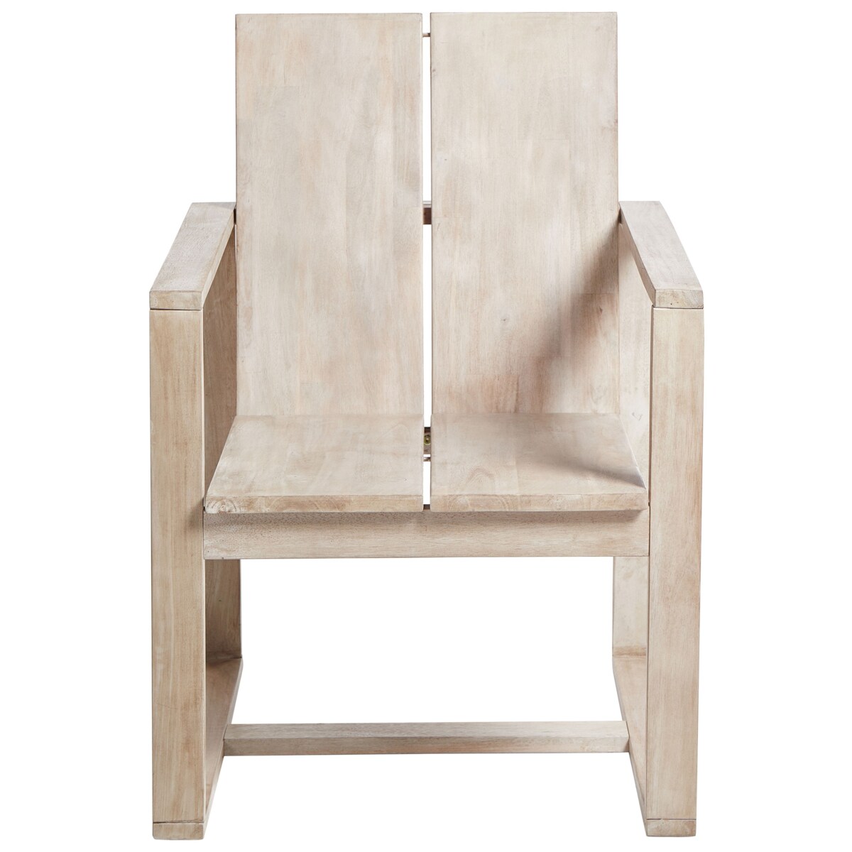 Zestaw 2 krzeseł ogrodowych z poduszkami AZZANELLO Drewno akacjowe Złamana biel