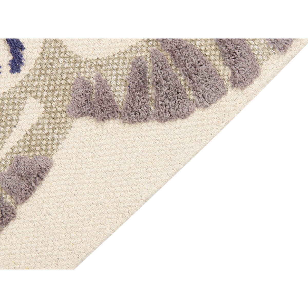 Dywan dziecięcy bawełniany w zwierzęcy wzór 80 x 150 cm beżowy SINGKIL