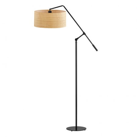 Lampa stojąca podłogowa przegubowa regulowana z abażurem walec AVADO