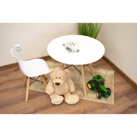 Krzesło Do Jadalni Kuchni Salonu Zubi - Białe X 4