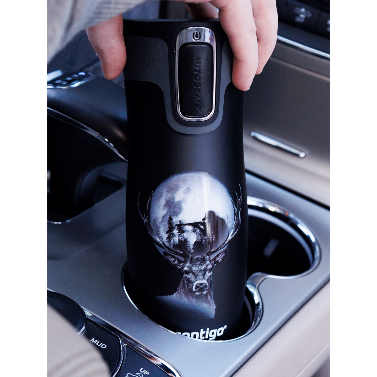 Kubek termiczny Contigo West Loop 2.0 470 ml - Dear Hunter - czarny