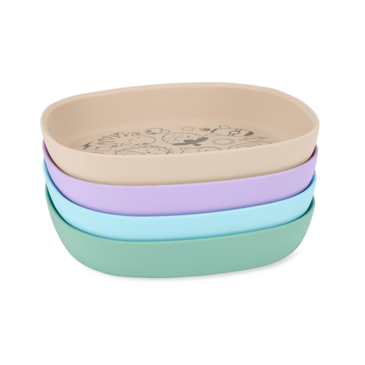 Skip Hop Talerzyk dla Dziecka Silikonowy Squad Oat