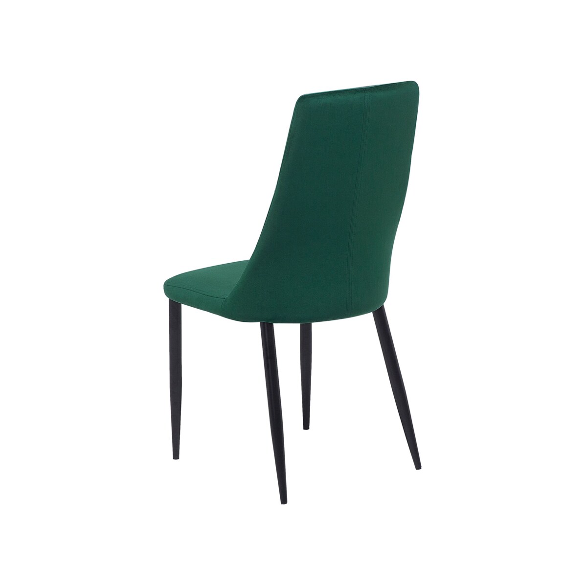 Zestaw 2 krzeseł do jadalni welurowy zielony CLAYTON