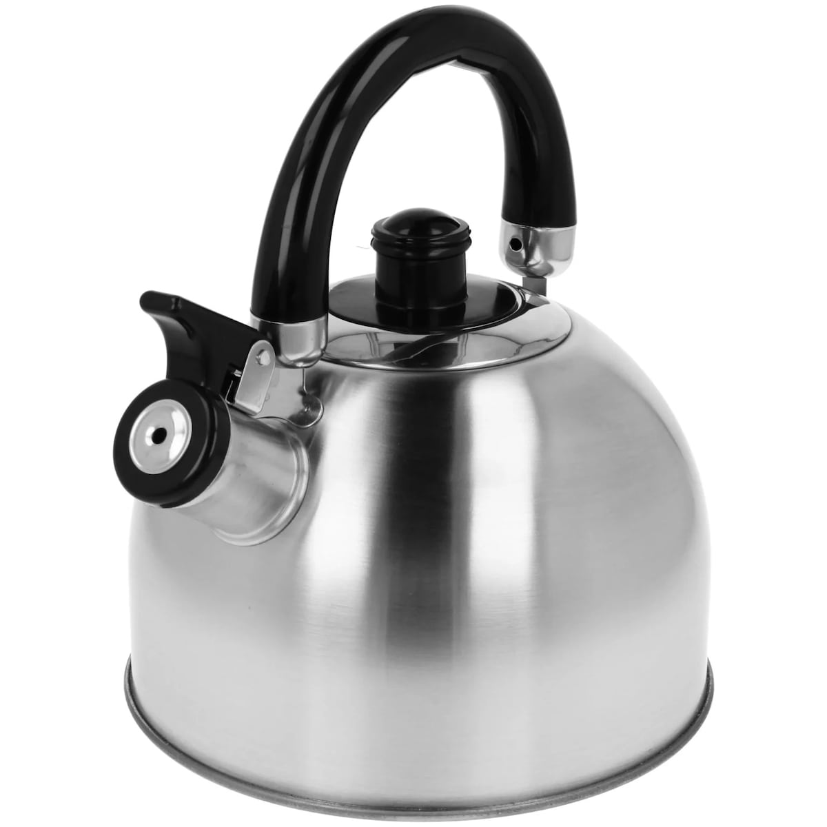 Czajnik stalowy z gwizdkiem na gaz indukcję 2L srebrny satynowy BRUNBESTE