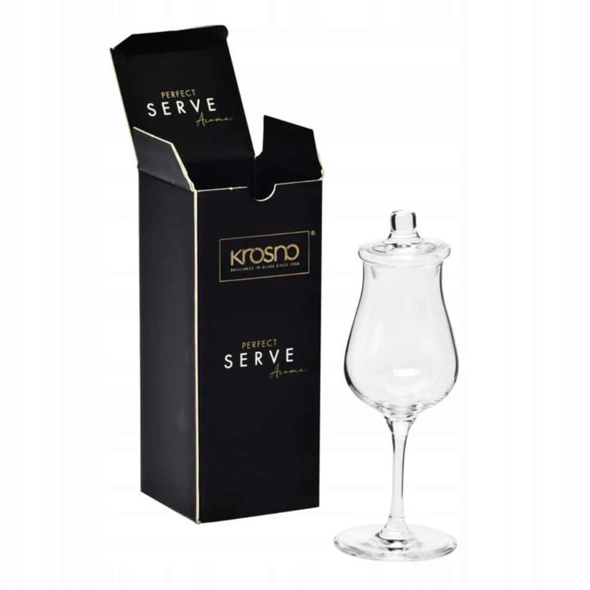 Kieliszek degustacyjny do whisky KROSNO Perfect Serve AROMA z pokrywką