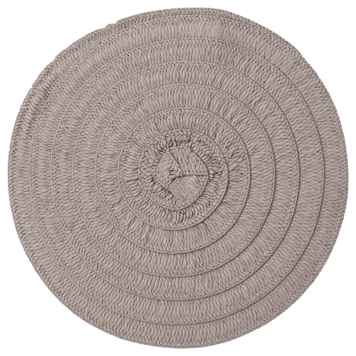 Podkładka na stół Olivia, Ø 38 cm, kolor szary, papier