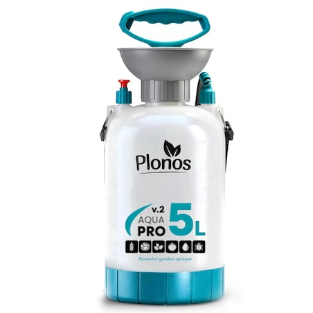 Opryskiwacz ciśnieniowy ręczny Plonos PL-605 ogrodowy 5l z regulowaną lanca dysza