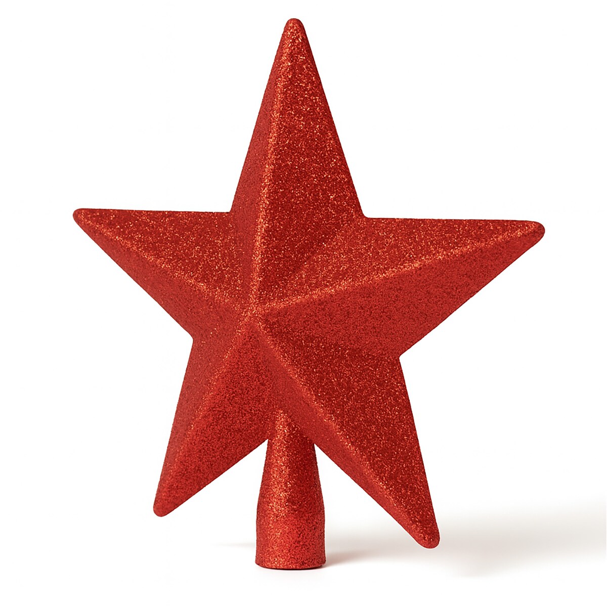 Gwiazda Na Czubek Choinki Brokatowa Na Choinkę Szpic Dekoracja Świąteczna