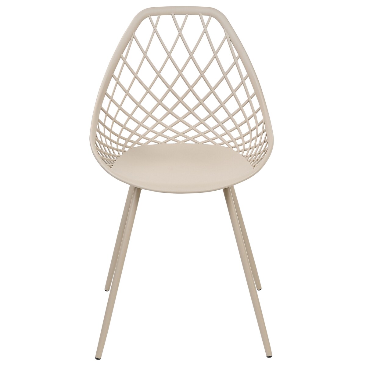 Zestaw 2 krzeseł do jadalni CANTON II Beżowy