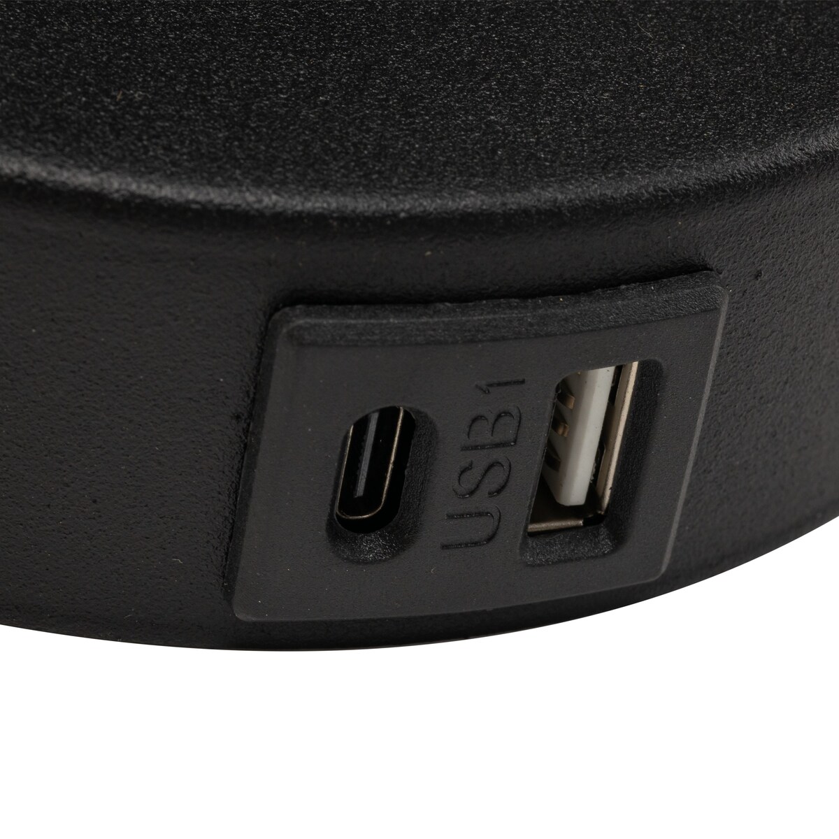 Kinkiet do czytania z USB TK Lighting MAJA BLACK 10203 czarny, ruchome światło, E27 + G9