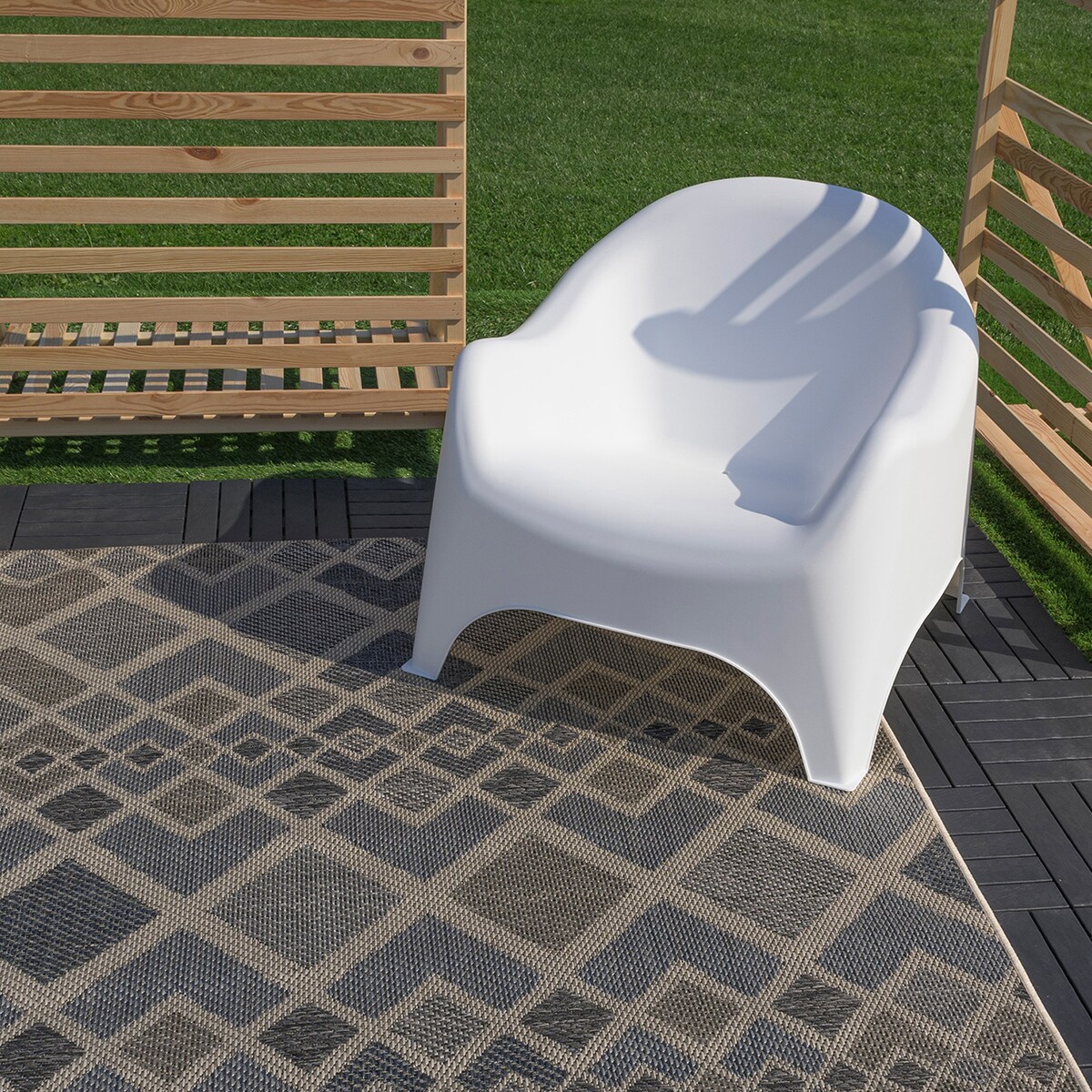 Zestaw 2 szt fotele ogrodowe wypoczynkowe Dumbo na taras, balkon biały